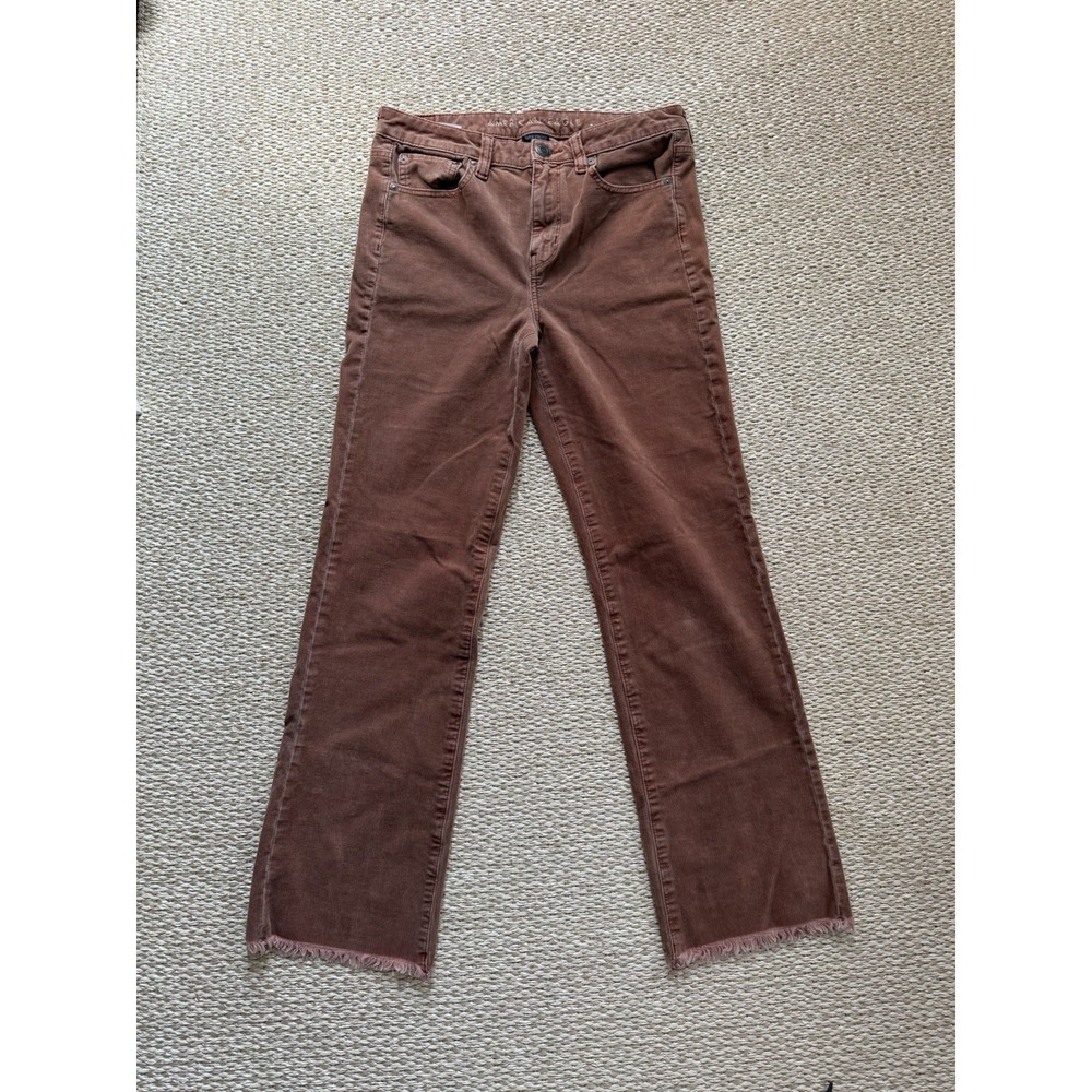American Eagle Outfitters Brown Cropped Corduroy Pants